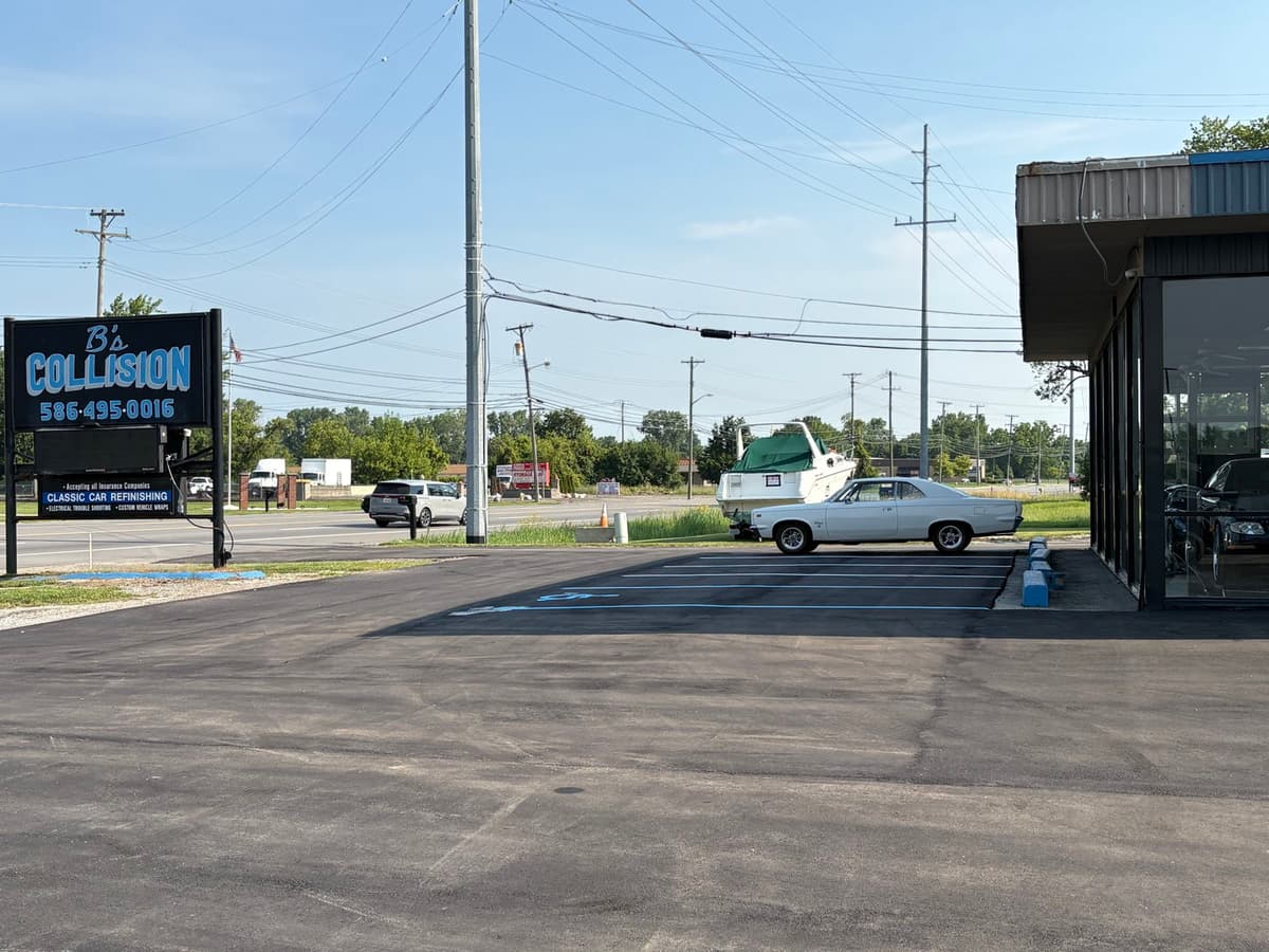 Commercial Parking Lot — Sealcoat & Line Striping